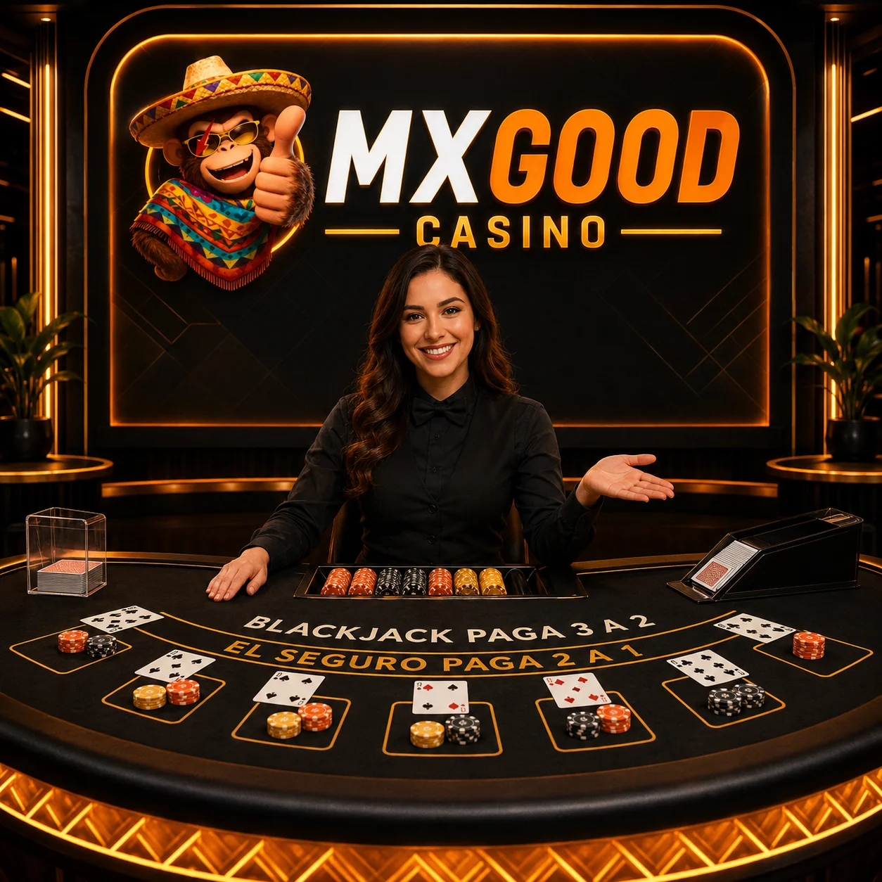 Casino en vivo: 33 mesas con crupier